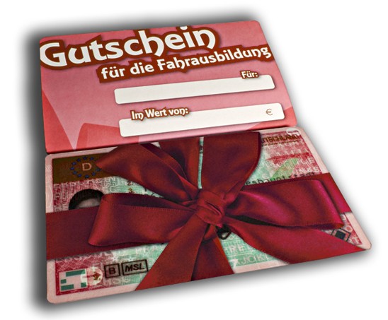 Fahrschule-Bergmann: Geschenk-Gutschein